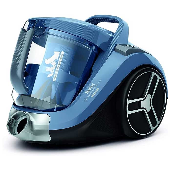 Tefal Compact Power XXL Canister Vacuum Cleaner, 2.5L 550 Watts, Blue/Grey, TW4871HA